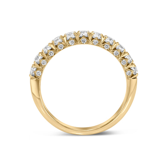 14K Yellow Gold Diamond Band