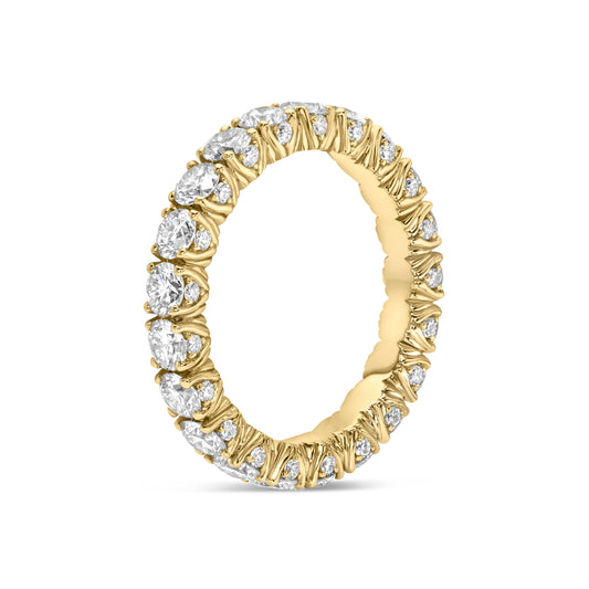 14K Yellow Gold Diamond Band