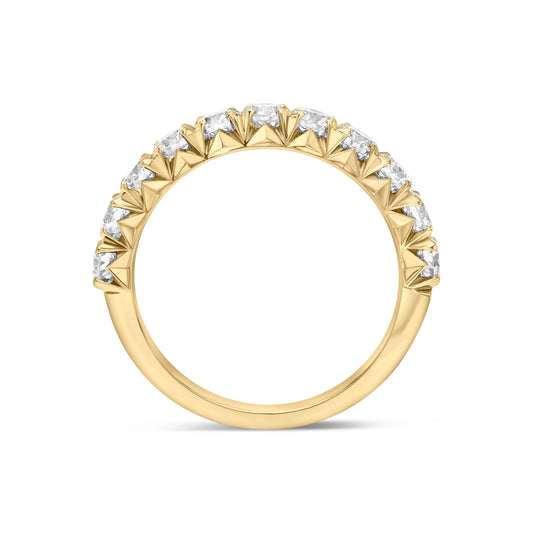 14K Yellow Gold Diamond Band