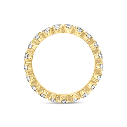 14K Yellow Gold Diamond Band