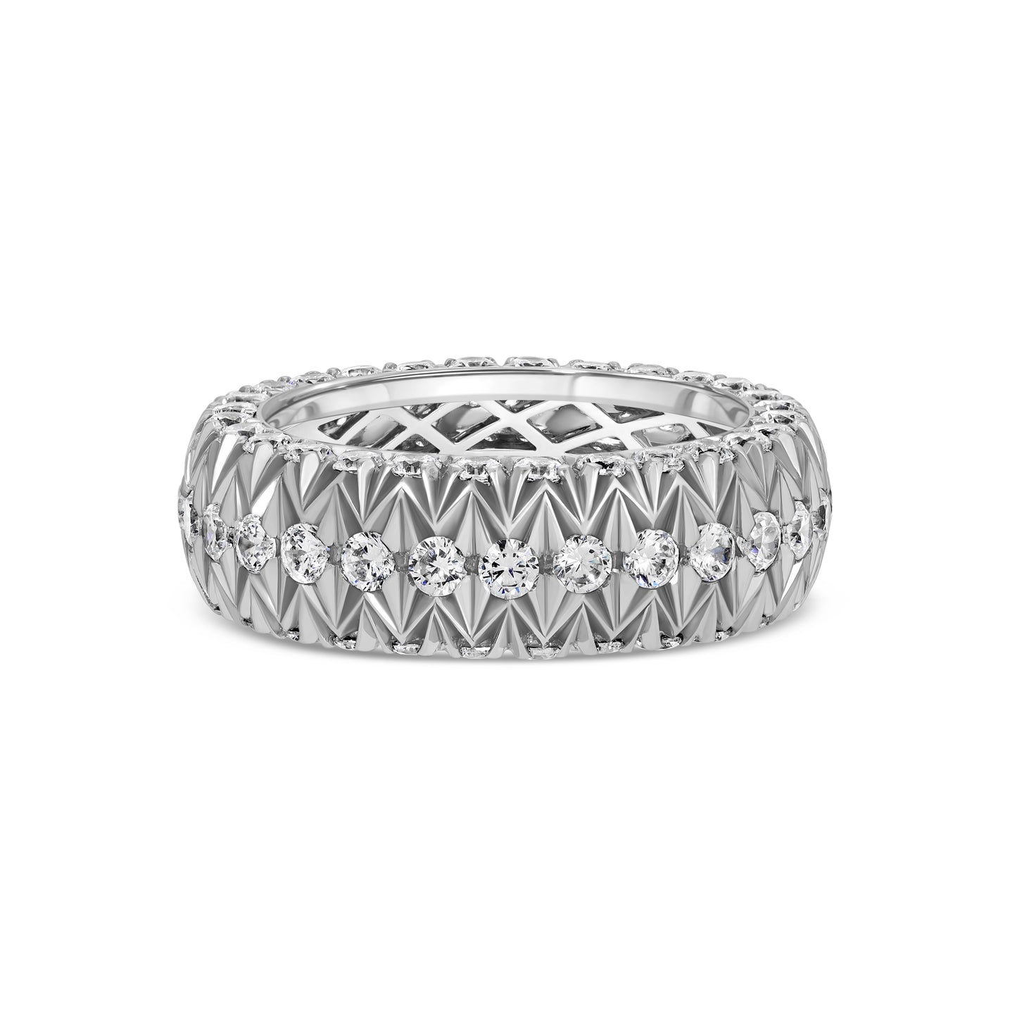 Eterna Diamond Ring in White Gold