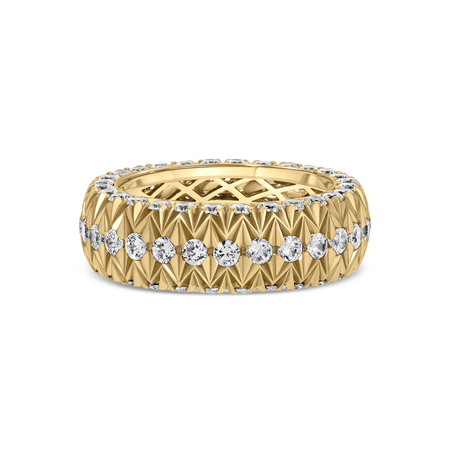 Eterna Diamond Ring in Yellow Gold