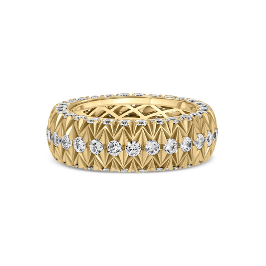 Eterna Diamond Ring in Yellow Gold