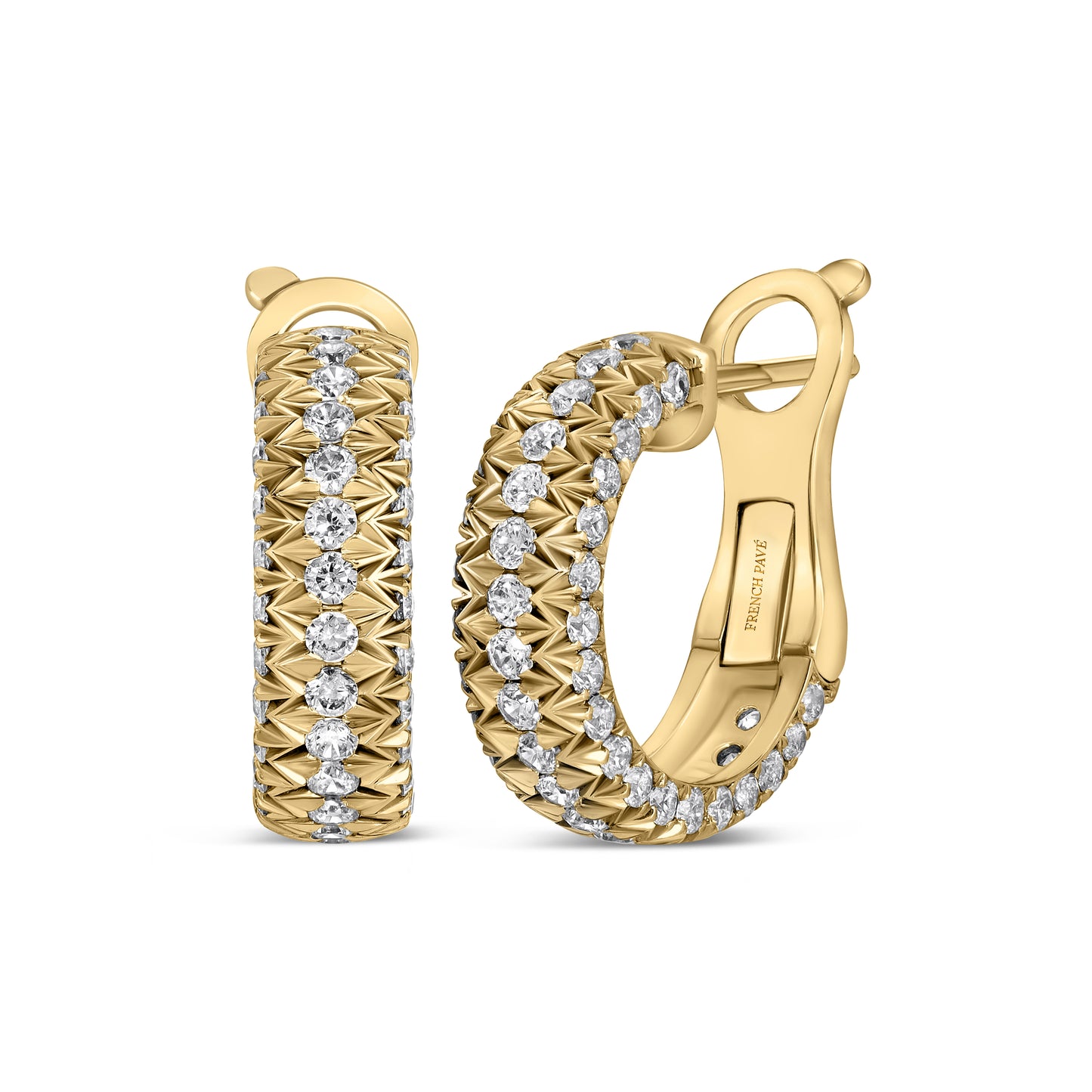 Eterna Diamond Earrings in Yellow Gold
