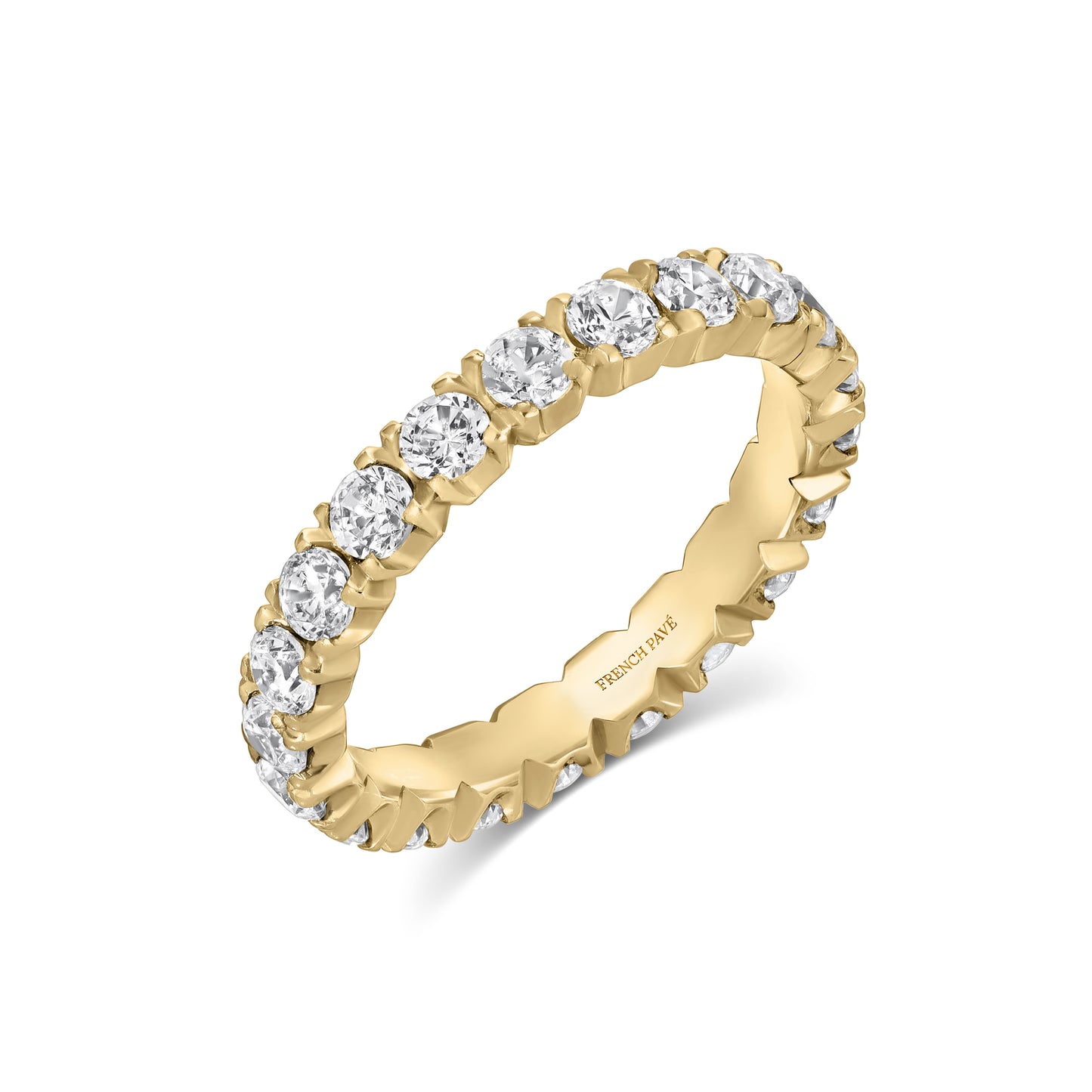 14K Yellow Gold Diamond Band